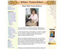 Tablet Screenshot of kebayas.com